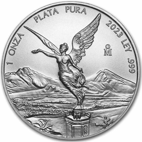 Stříbrná mince 1 oz 2023 Libertad Mexico 