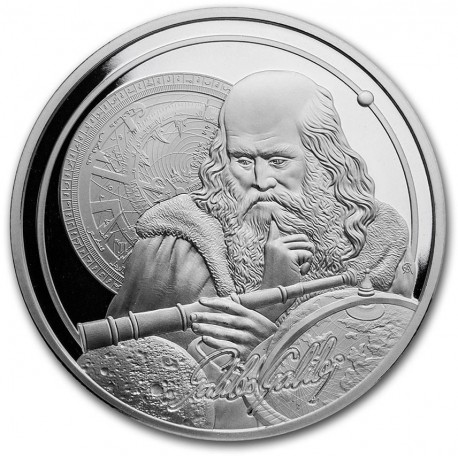 Stříbrná mince 1 oz Galileo Galilei Inspirace 2021 BU