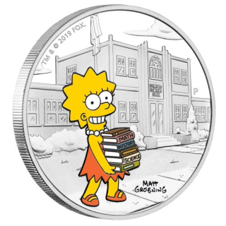 Stříbrná mince 1 oz Lisa Simpson The Simpsons 2019 Proof