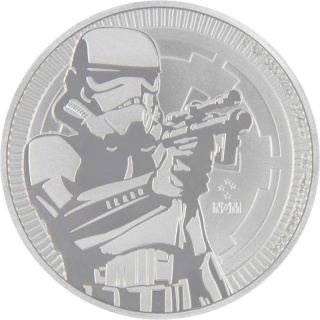 Stříbrná mince NIUE  Star Wars Storm Trooper 1 oz 2018