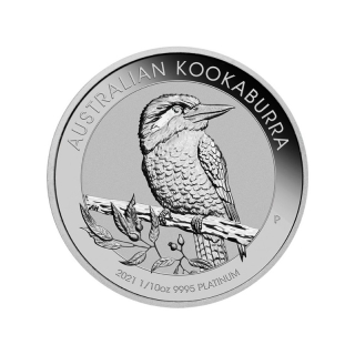 Platinová mince Kookaburra 1/10 oz 2021 BU