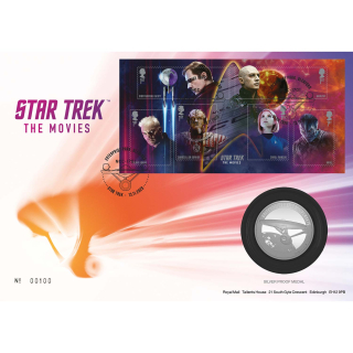 Stříbrná medaile Star Trek Limitovaná edice Kelvin