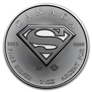 Stříbrná mince 1 oz Superman 2016 Kanada