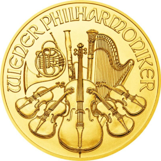 Zlatá mince 1/10 oz Wiener Philharmoniker