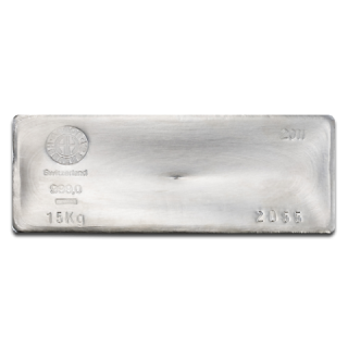 Stříbrný slitek 15 kg Argor Heraeus - Fiji