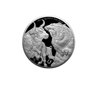 Stříbrná mince 1000 g Bear & Bull Tokelau