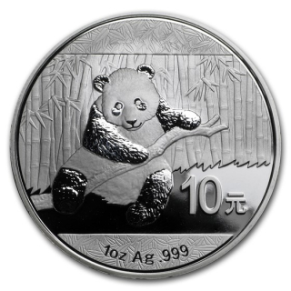 Stříbrná mince 1 oz China Panda 2014
