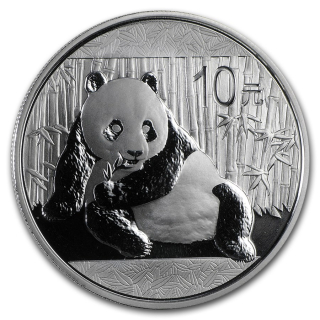 Stříbrná mince 1 oz China Panda 2015
