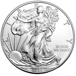 Stříbrná mince 1 oz US Silver Eagle 2013