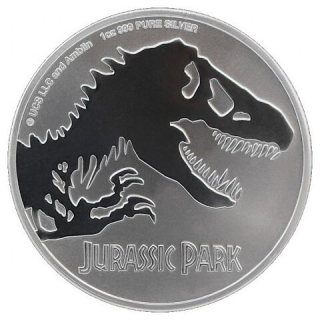  Stříbrná mince 1 oz Jurský Park 2020