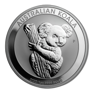 Stříbrná mince1 oz Koala 2020