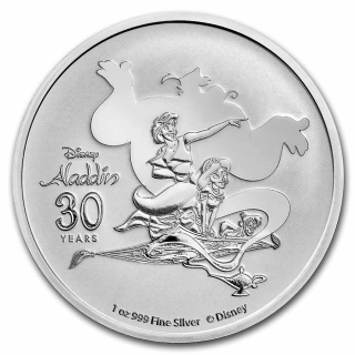 Stříbrná mince 1 oz Aladin 30 výročí 2022 Proof