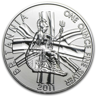 Stříbrná mince 1 oz Britannia 2011 BU