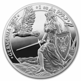 Stříbrná mince 1 oz Germania 2022 Proof