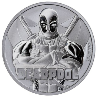 Stříbrná mince MARVEL Deadpool 1 oz 2018