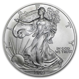 Stříbrná mince 1 oz American Eagle 2003