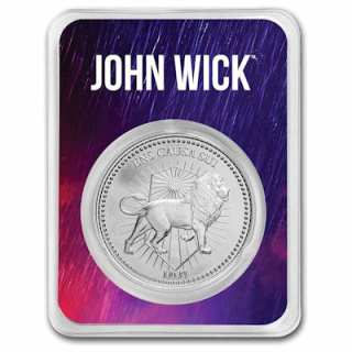 Stříbrná medaile 1 oz John Wick Continental Round 2022 TEP BU