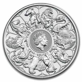 Stříbrná mince 2 oz  Queen's Beasts Completer 2021