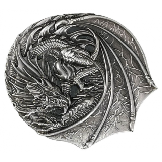 Stříbrná mince 1 oz Červený velšský drak Dragons of the World 2022