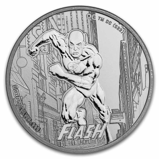 Stříbrná mince 1 oz Flash DC Comics 2023 BU