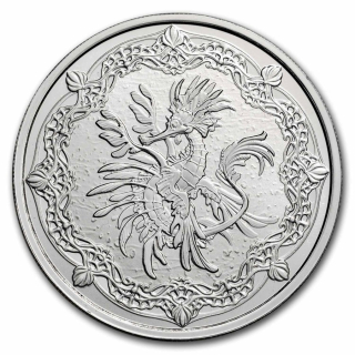 Stříbrná mince 1 oz Seadragon 2022 BU