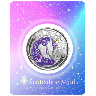 Stříbrná mince 1 oz Jednorožec Aurora 2023