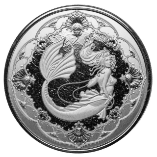 Stříbrná mince 1 oz Pacific Mořská panna 2022 BU