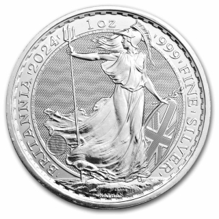 Stříbrná mince 1 oz Britannia 2024 Král Karel III.