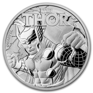 Stříbrná mince MARVEL Thor 1 oz 2018