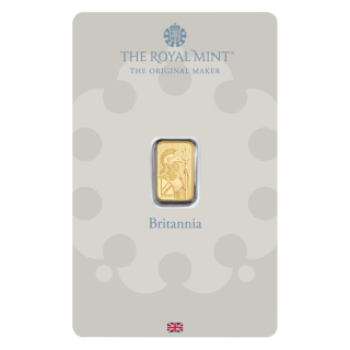 Zlatý slitek 1 g Britannia The Royal Mint 