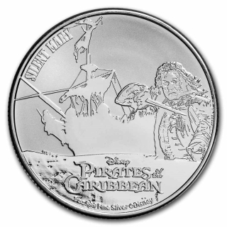 Stříbrná mince 1 oz Silent Mary Piráti z Karibiku 2022 BU