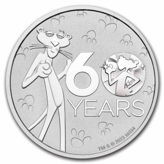 Stříbrná mince 1 oz Pink Panther 60. výročí 2024