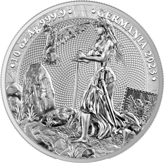 Stříbrná mince 10 oz Germania 2023 BU