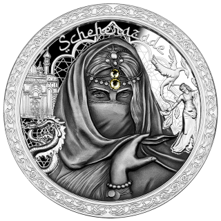 Stříbrná mince 2 oz Šeherezáda Tisíc a jedna noc 2023
