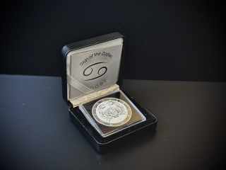 Stříbrná mince 1 oz Rak Zodiac Limitovaná edice