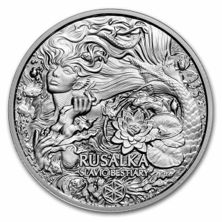 Stříbrná mince 2 oz Rusalka 2022 BU