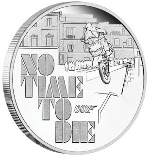 Stříbrná mince 1 oz James Bond 007 Není čas zemřít 2021 Proof