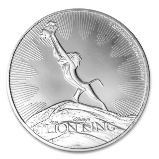  Stříbrná mince Lví Král 25. výročí: Kruh života 1 oz 2020