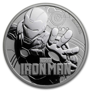 Stříbrná mince MARVEL Iron Man 1 oz 2018
