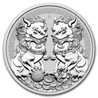 Stříbrná mince 1 oz Strážní Lvi Double Pixiu 2020