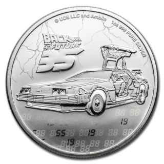 Stříbrná mince 1 oz Návrat do budoucnosti 35. výročí 2020