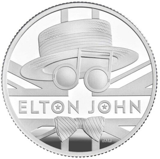 Stříbrná mince 1/2 oz Elton John 2020 Proof