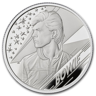 Stříbrná mince 1/2 oz David Bowie 2020 Proof