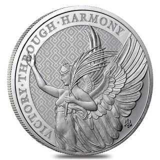 Stříbrná mince 1 oz Svatá Helena Královna vítězství ctností 2021