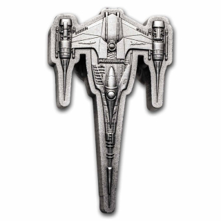 Stříbrná mince 1 oz The Mandalorian - N-1 Starfighter Star Wars 2023