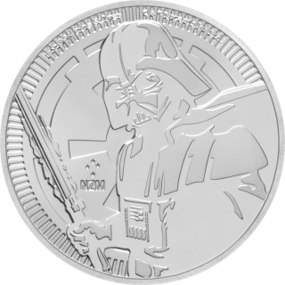  Stříbrná mince Star Wars Darth Vader 1 oz 2019