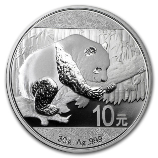 Stříbrná mince 30 g Panda 2016