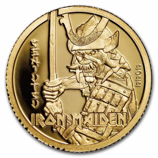Zlatá mince 0,5 g Iron Maiden – Senjutsu 2022 Proof