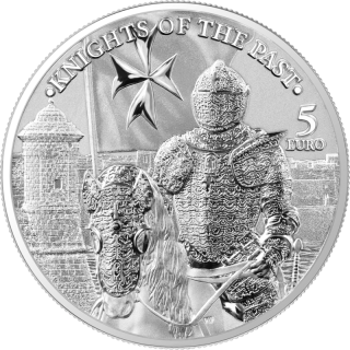 Stříbrná mince 1 oz Rytíři Minulosti 5 Euro 2023 