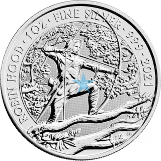  Stříbrná mince Robin Hood Mýty & Legendy 1 oz 2021
